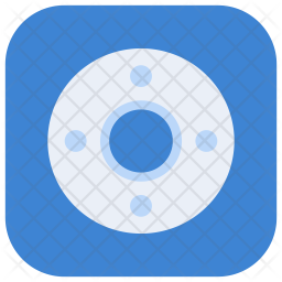 256x256 Mi Remote Icon Of Flat Style