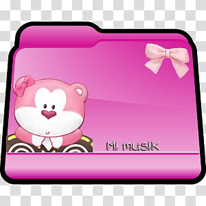 300x300 Iconos Y S, Mi Musik Lady Pink, Mi Musik Folder Icon Transparent