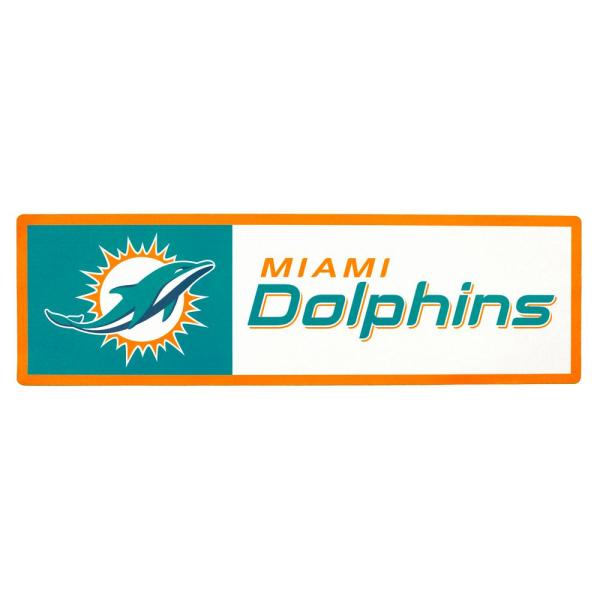 600x600 Applied Icon Nfl Miami Dolphins Outdoor Step Graphic