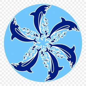 300x300 Hand Drawn Doodle Dolphn Isolated Hoodamathrun