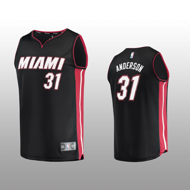 800x800 Ryan Anderson Miami Heat Youth Icon Edition Black Replica Jersey