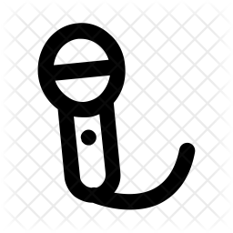 256x256 Mic Icon Of Line Style