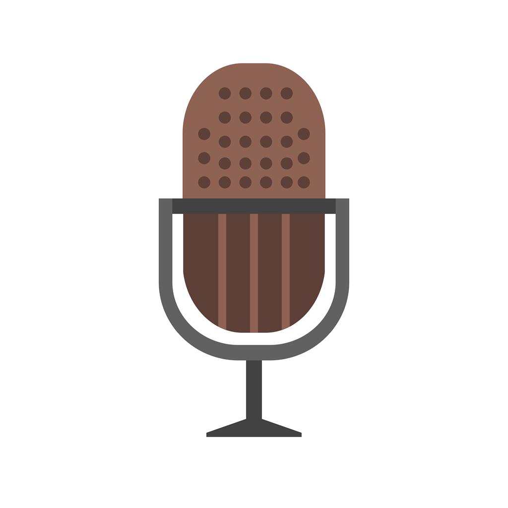 1024x1024 Mic Flat Multicolor Icon