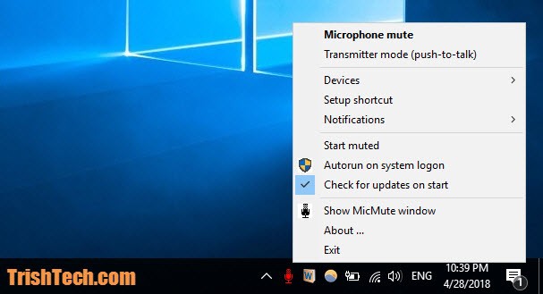 607x329 Easily Control Microphone In Windows Using Micmute