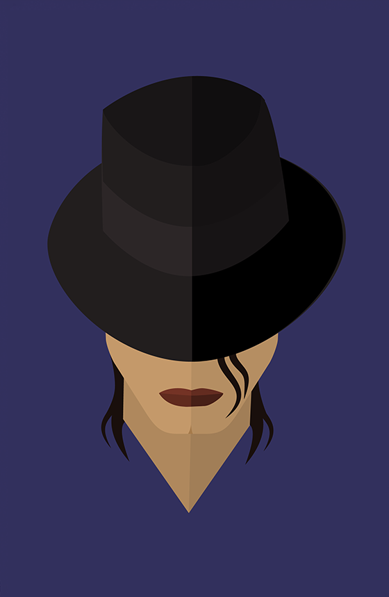 560x859 Michael Jackson Original Icon Print