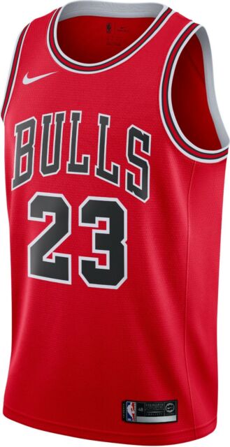 329x640 Nike Michael Jordan Icon Edition Swingman Bulls Red Jersey Size M