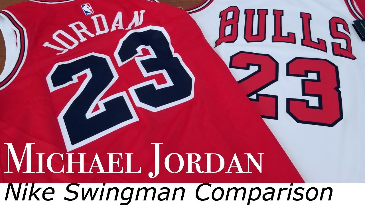 1280x720 Nike Michael Jordan Swingman Jersey Icon Association Comparison