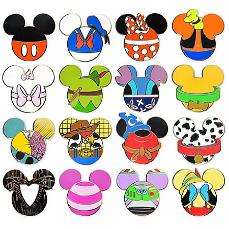 450x450 Disney Mystery Pin Set