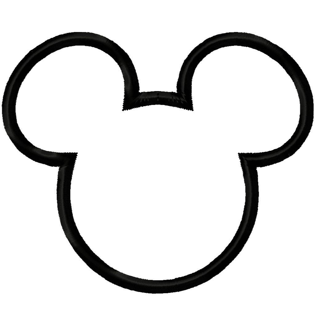 1024x1024 Blue Mickey Mouse Ears Clipart