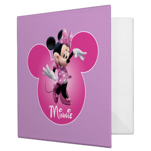 630x630 Pink Minnie Mickey Head Icon Ring Binder