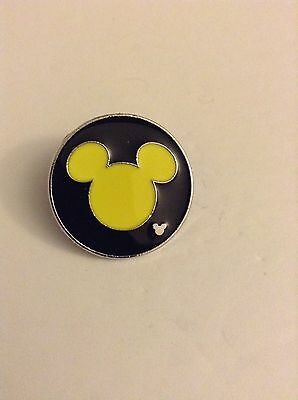298x400 Disney Pin Yellow Mickey Mouse Head Icon Black Circle Hidden