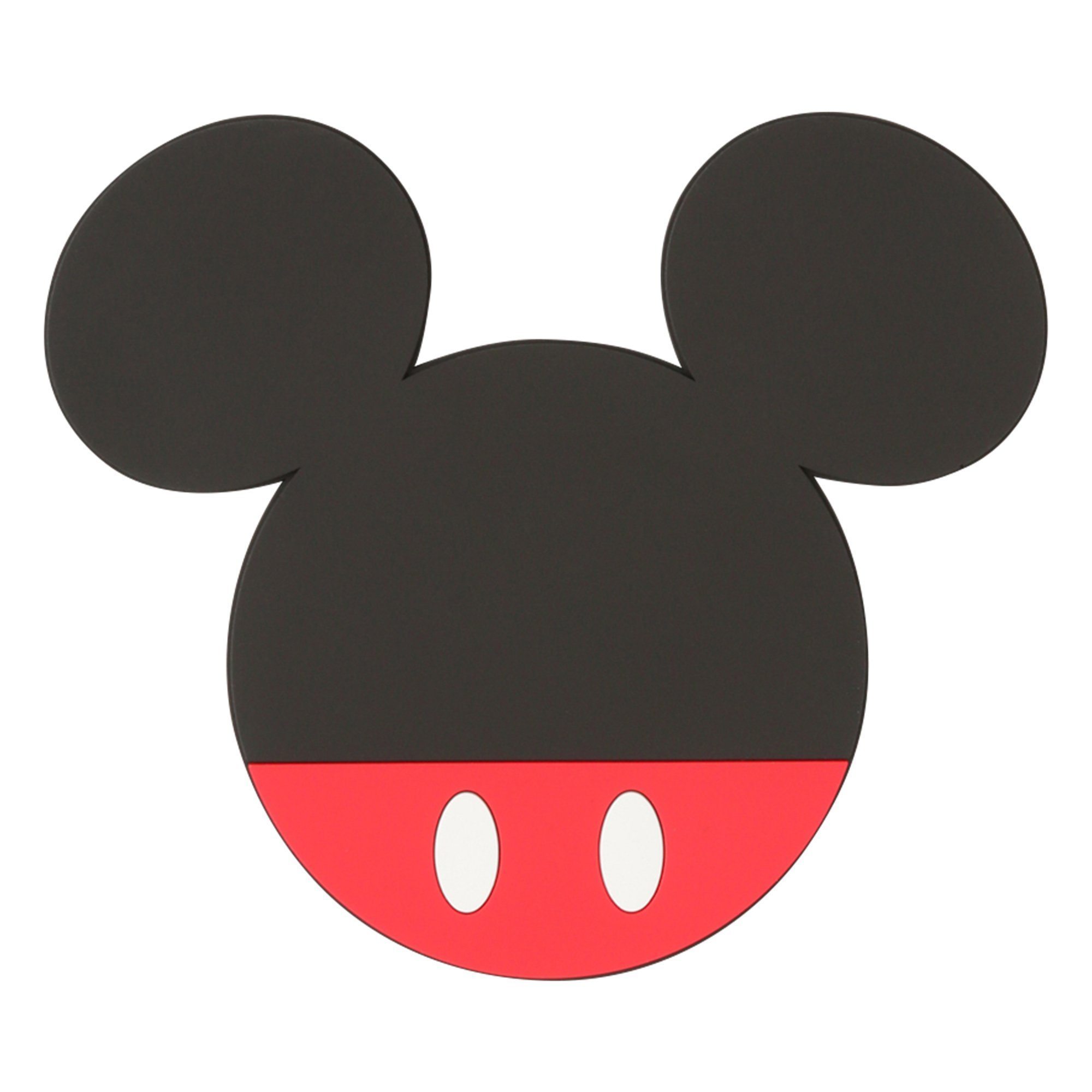 2000x2000 Dsy Mickey Icon Coaster Black X Red Weare Francfranc