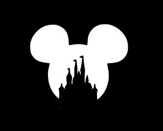 333x268 Disney Castle Mickey Icon Silhouette Vinyl