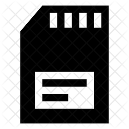 256x256 Sd Card Icon Of Glyph Style