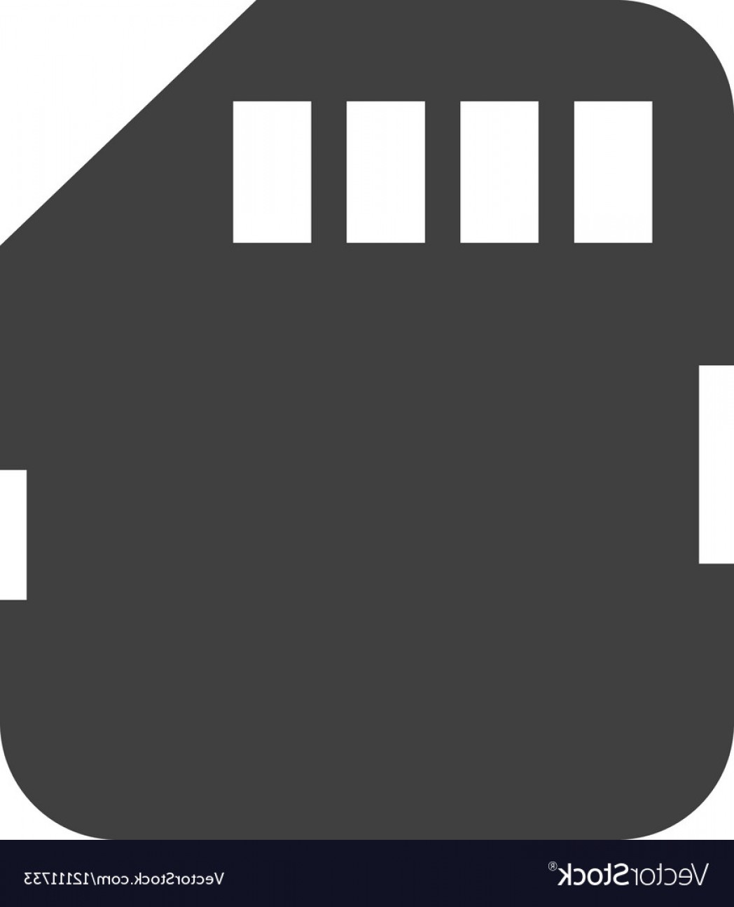 1048x1296 Micro Sd Card Isolated Icon Vector Soidergi