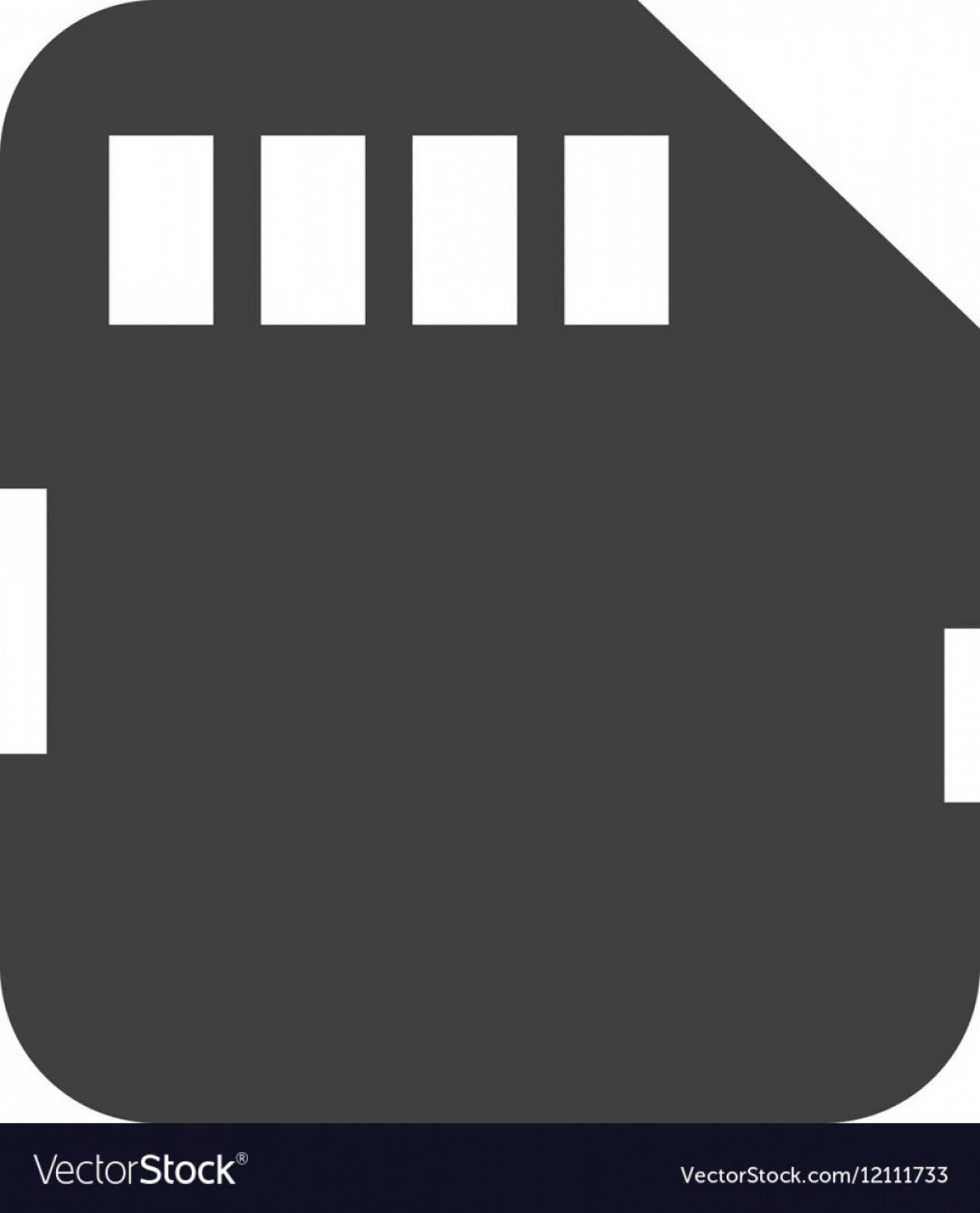 1257x1555 Micro Sd Card Isolated Icon Vector Studiogrfx