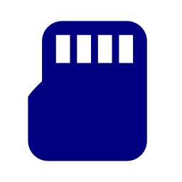 256x256 Free Navy Micro Sd Icon