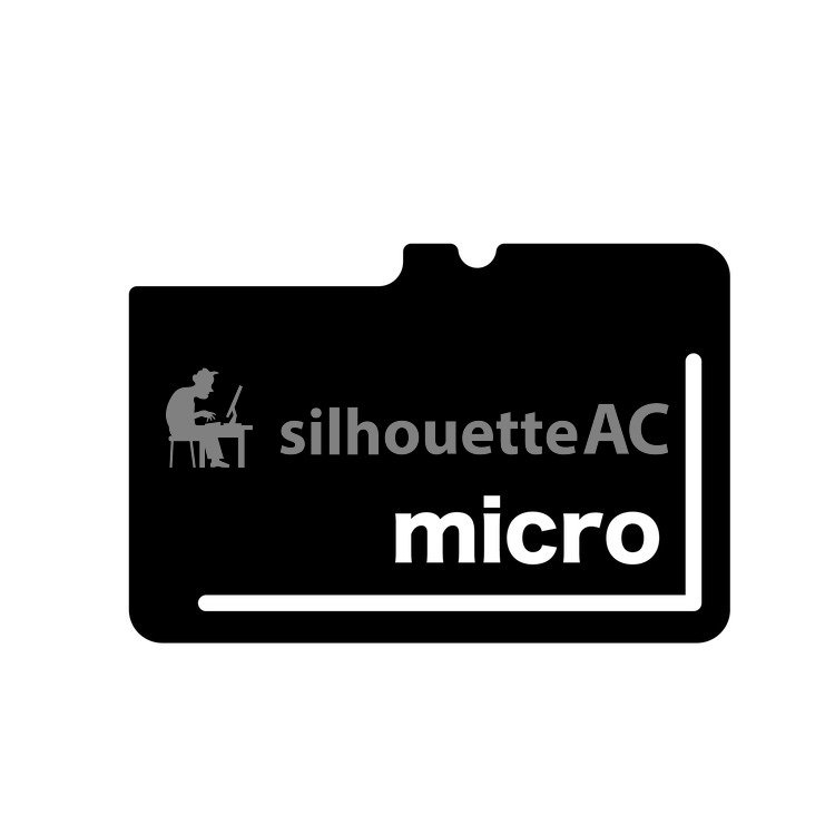 750x750 Free Silhouette Vector Microsd Icon Alphabet