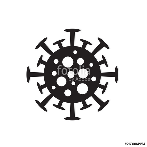 500x500 Bacteria, Microbe Icon Vector Illustration Stock Image