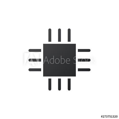 500x500 Microchip Icon Cpu, Central Processing Unit, Computer Processor