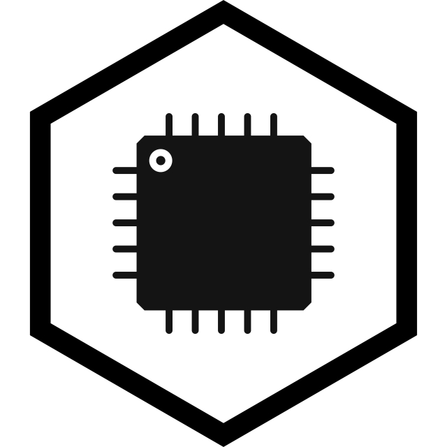 640x640 Processor Icon Design, Processor Icon, Chip Icon, Microchip Icon