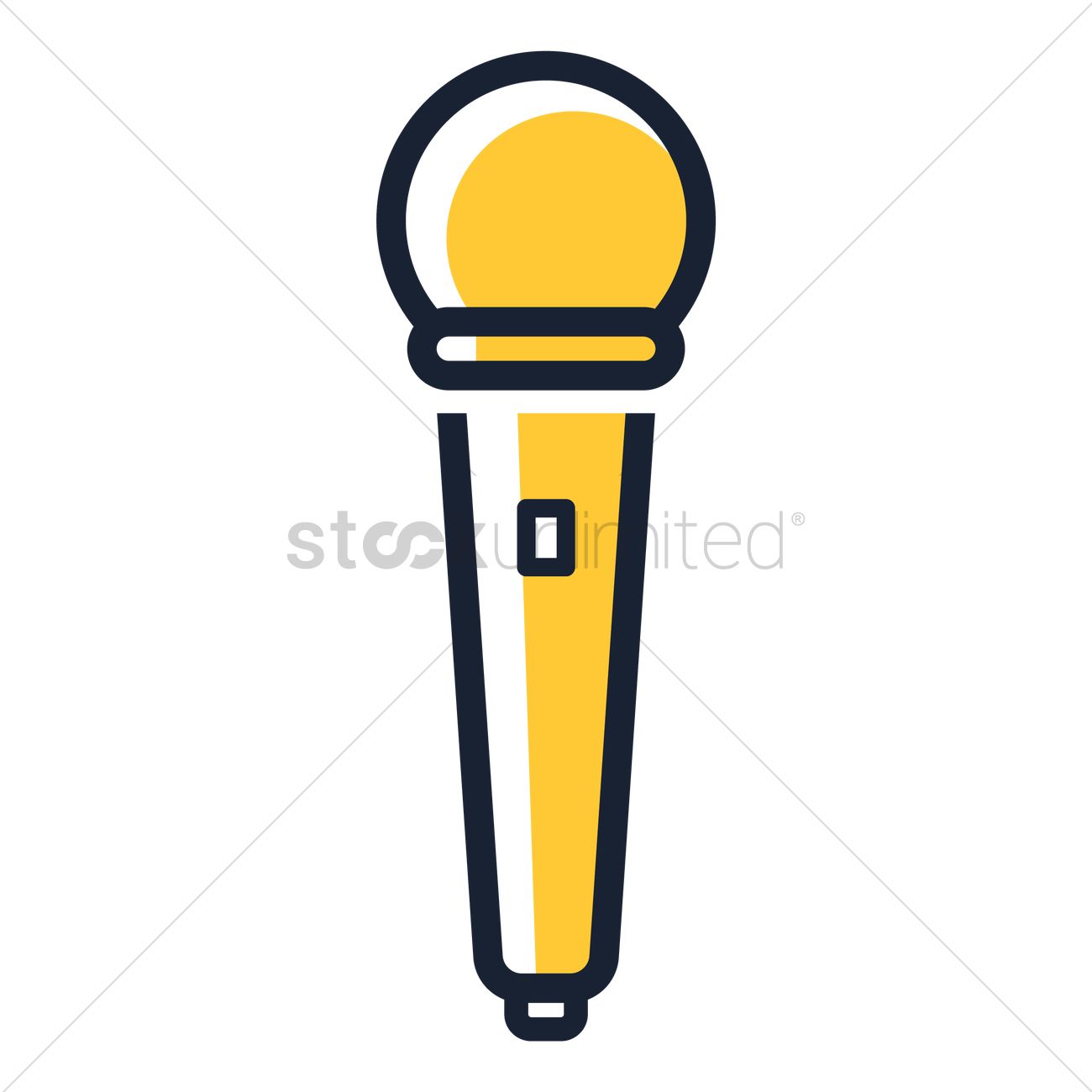 1300x1300 Microphone Icon Vector Image