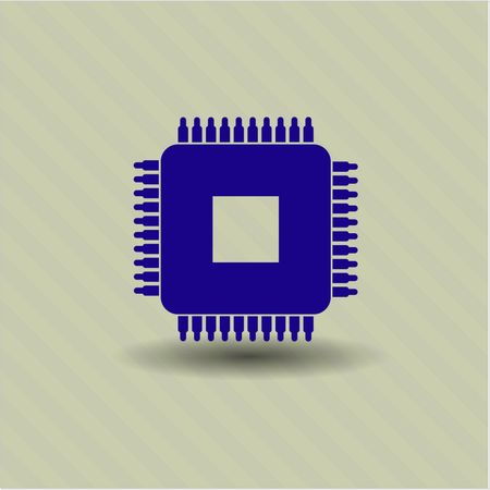 450x450 Microchip Microprocessor Icon Vector Symbol Flat Freestock