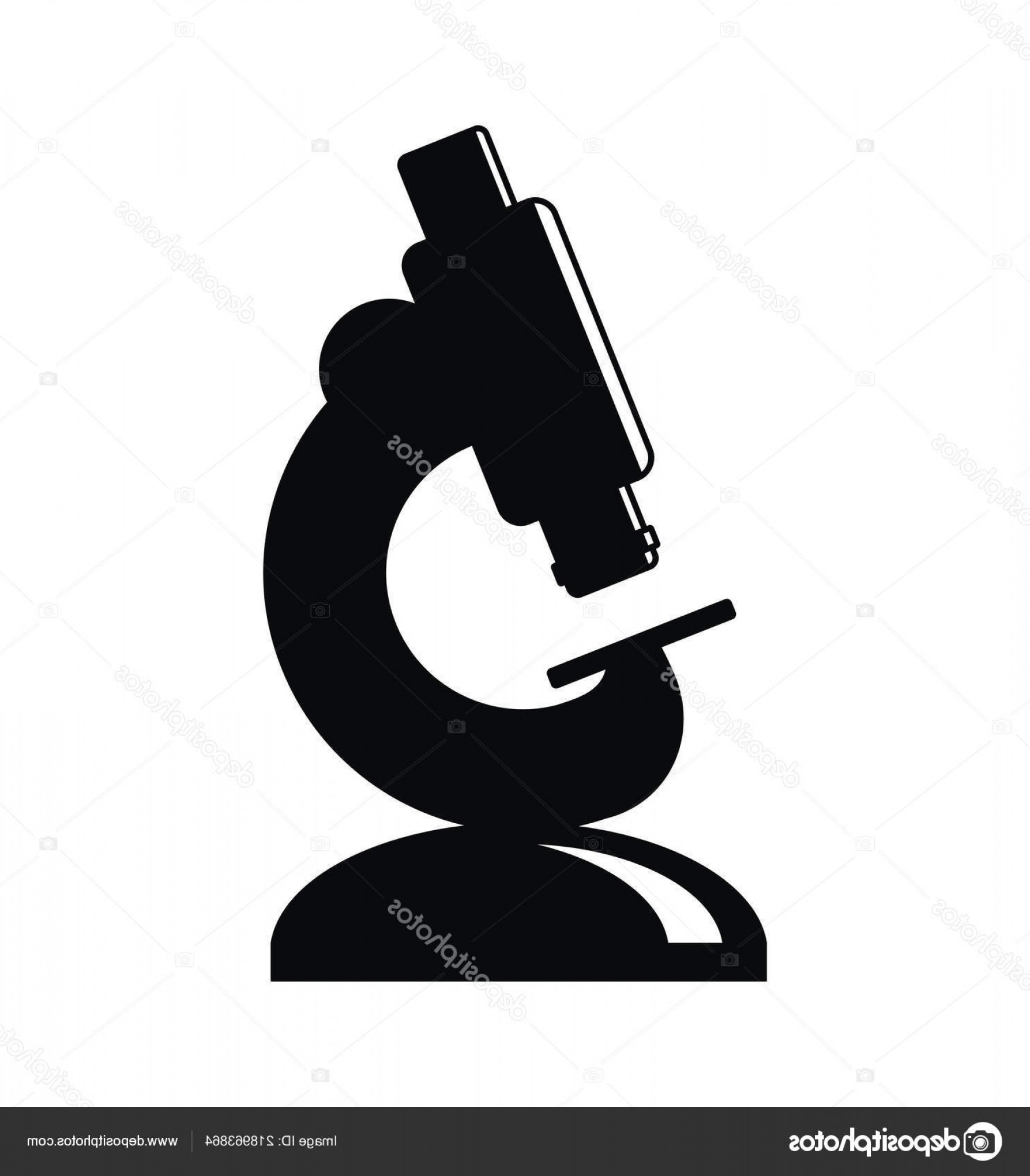 1786x2040 Stock Illustration Vector Laboratory Microscope Icon Isolated