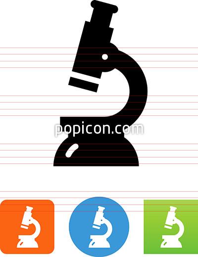 400x519 Vector Microscope Icon