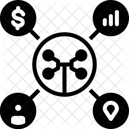 256x256 Micro Service Icon Of Glyph Style