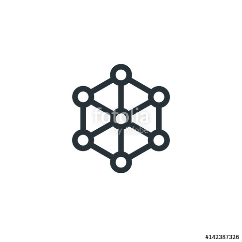 500x500 Microservice Architecture Vector Icon, Micro Chips Symbol Modern