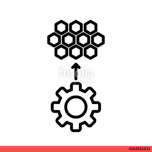 500x500 Microservice Vector Icon, Micro Chip Symbol Simple, Flat Design