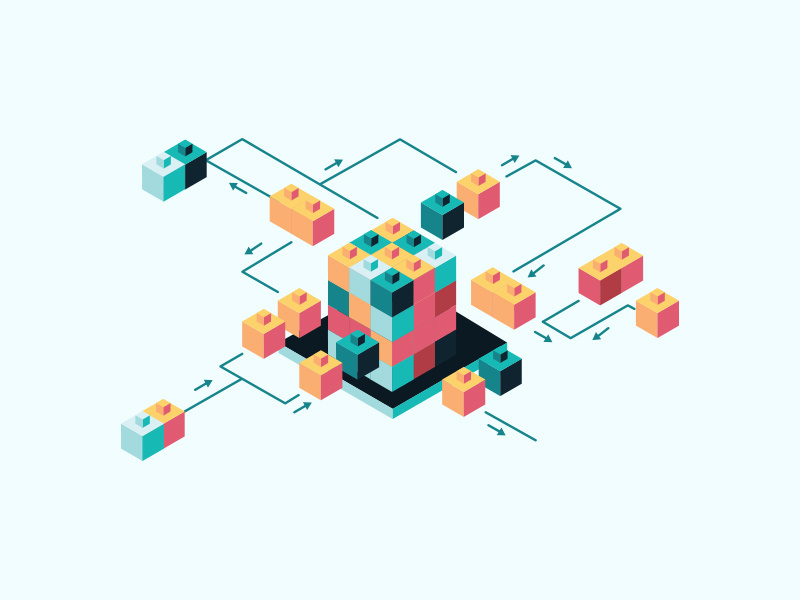 800x600 Microservices Illustration For Magazine