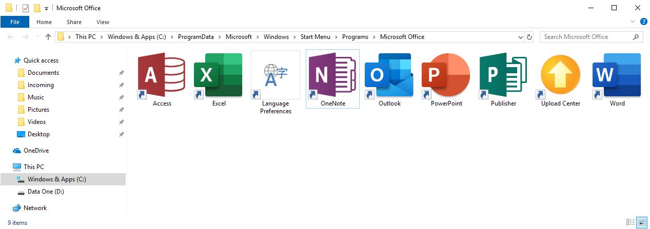 1267x447 The New Office Icons Are On The Main Update Channel For Office
