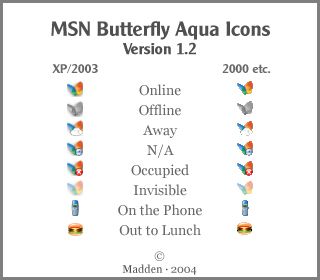 320x280 Msn Butterfly Icon Logo