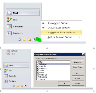337x326 Crm Icon Missing From Outlook Navigation Pane