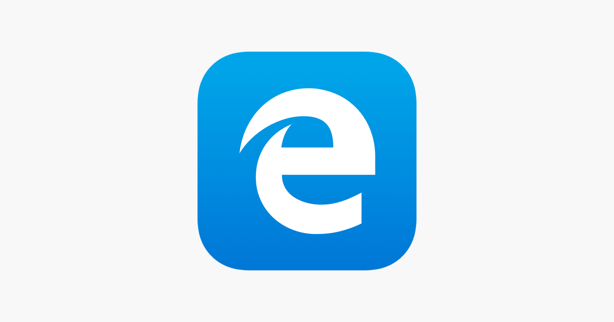 letter i appears over microsoft edge icon