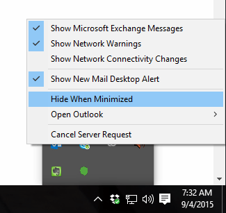 325x307 Outlook Disappears From Taskbar When Minimized Techspeeder
