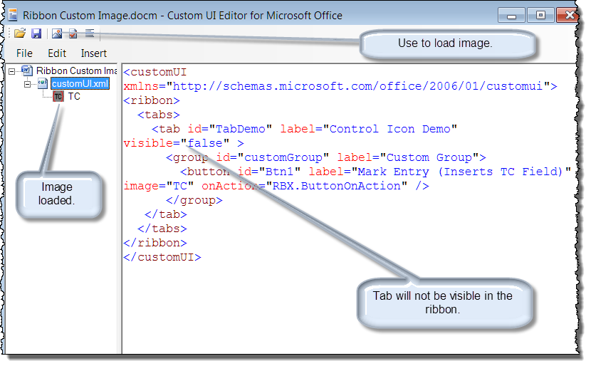 830x514 Ribbon Custom Icons