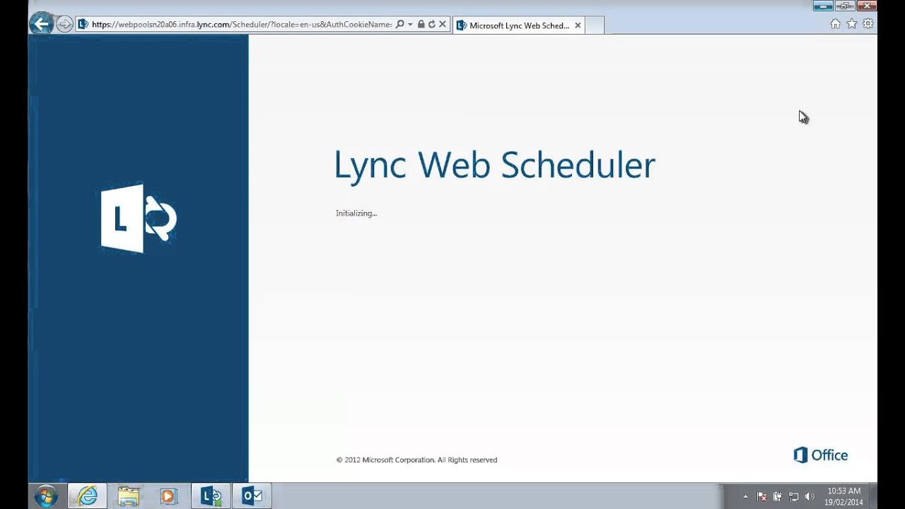 1280x720 Using The Lync Online Web Scheduler