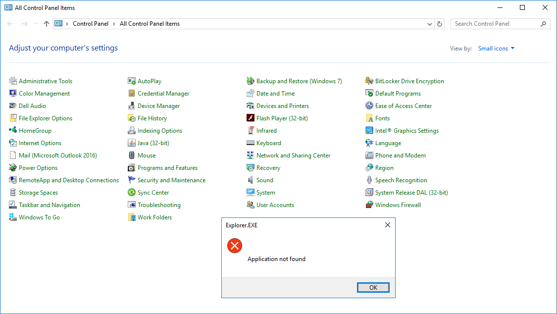 1125x634 Outlook Mail Missing From Control Panel