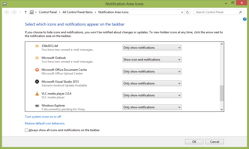 1000x600 Outlook New Mail Notification Icon Hides
