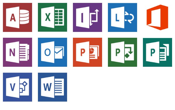 Microsoft Office 2013 Icon at Vectorified.com | Collection of Microsoft ...