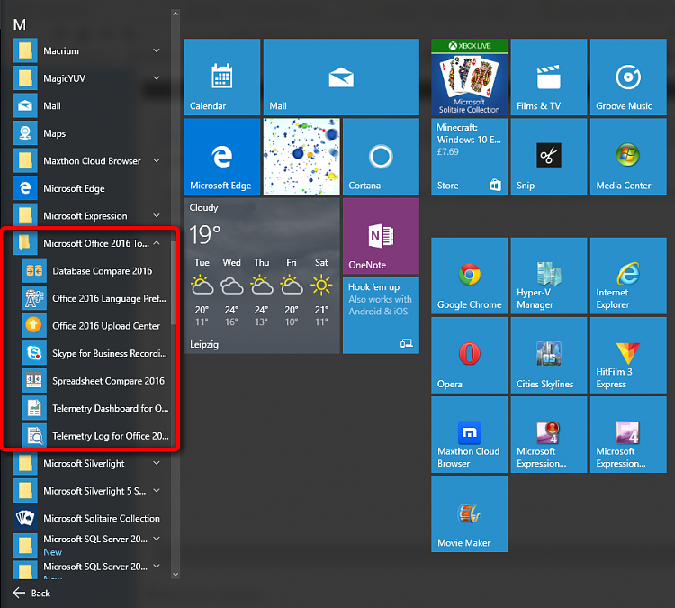 750x675 Office Apps Not Appearing In Start Menu Folder Solved