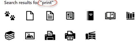487x158 Search For Microsoft Office Icons