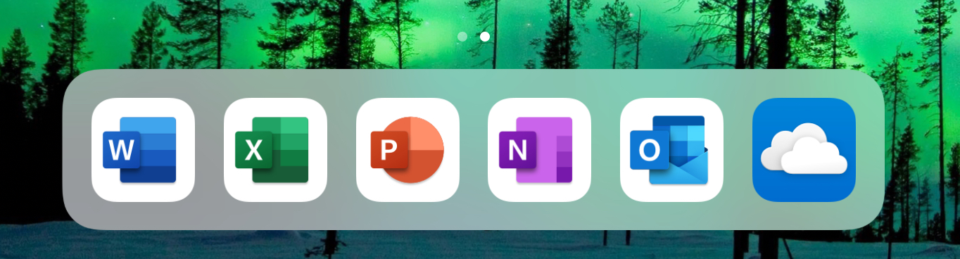 1364x368 Microsoft Office App Icons Have Been Updated In Ios!