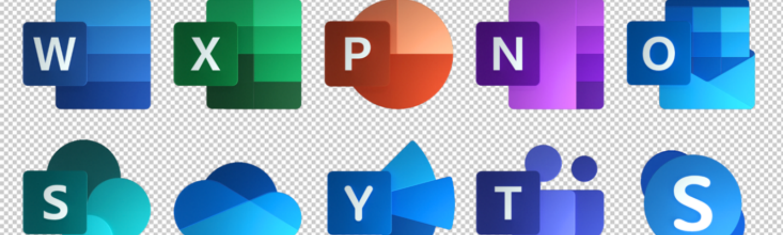 1600x480 Office Icons Download