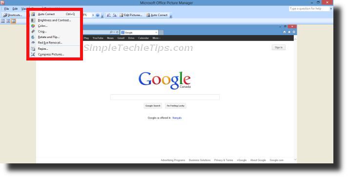 713x365 Microsoft Office Picture Manager