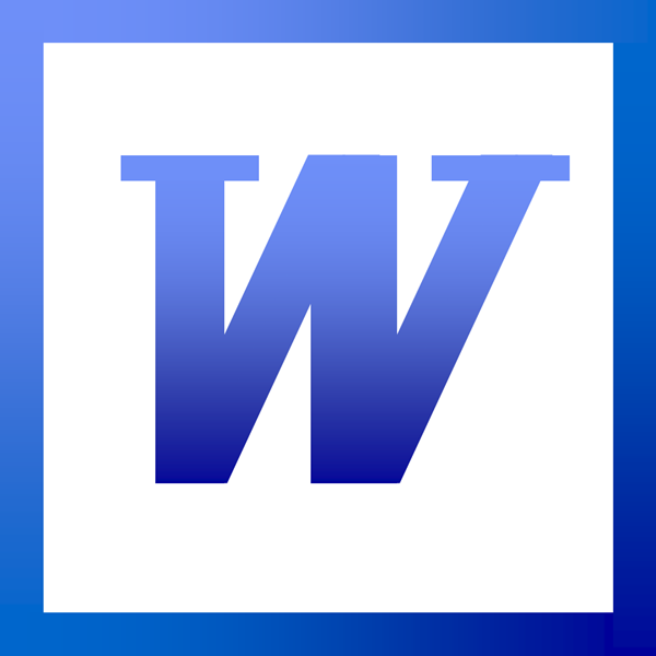 Microsoft Office Word Icon At Vectorified.com | Collection Of Microsoft ...