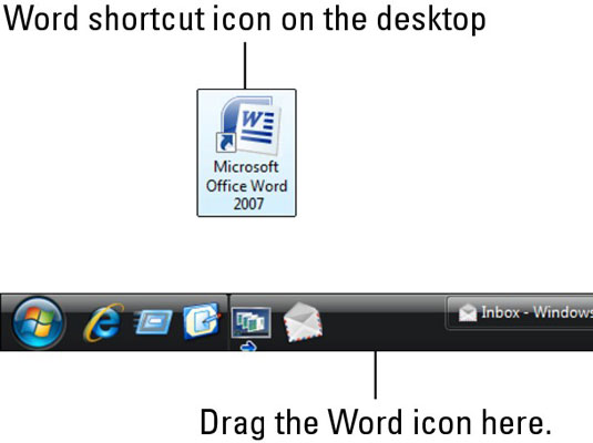 535x400 How To Open Word With The Quick Launch Toolbar